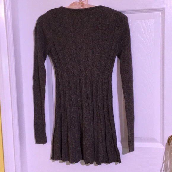 Knit tunic, pleated at the high waist - Picture 2 of 3